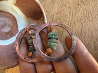 Image 6 of Earthly Roman Glass earrings 