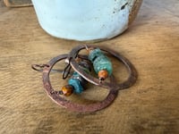 Image 8 of Earthly Roman Glass earrings 