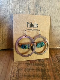 Image 9 of Earthly Roman Glass earrings 