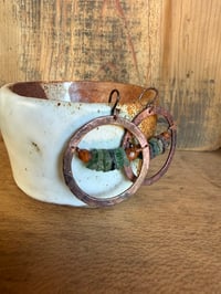 Image 10 of Earthly Roman Glass earrings 