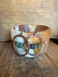 Image 3 of Earthly Roman Glass earrings 
