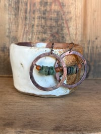 Image 12 of Earthly Roman Glass earrings 