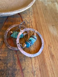 Image 14 of Earthly Roman Glass earrings 