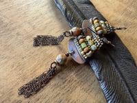 Image 17 of Alegria Alegria in earthy colors earrings. 
