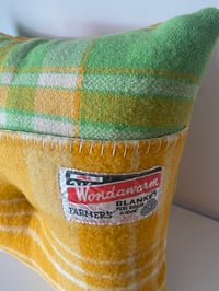 Image 4 of Green & Yellow Button Cushions 