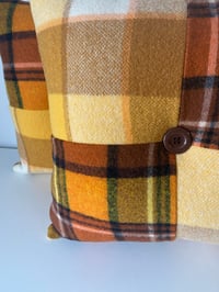 Image 5 of Orange & Yellow Button Cushion