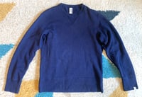 Image 1 of Beams Plus x Loopwheeler crew neck sweater, size L