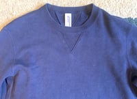 Image 2 of Beams Plus x Loopwheeler crew neck sweater, size L