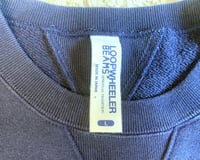 Image 3 of Beams Plus x Loopwheeler crew neck sweater, size L