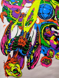 Image 4 of T-SHIRT 4 COLOUR FLUOR SILKSCREEN