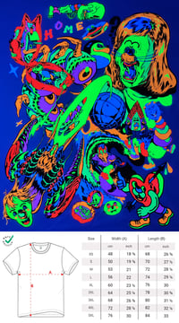 Image 5 of T-SHIRT 4 COLOUR FLUOR SILKSCREEN