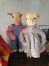 Image 1 of Vintage Velvet Pigs (Rare)