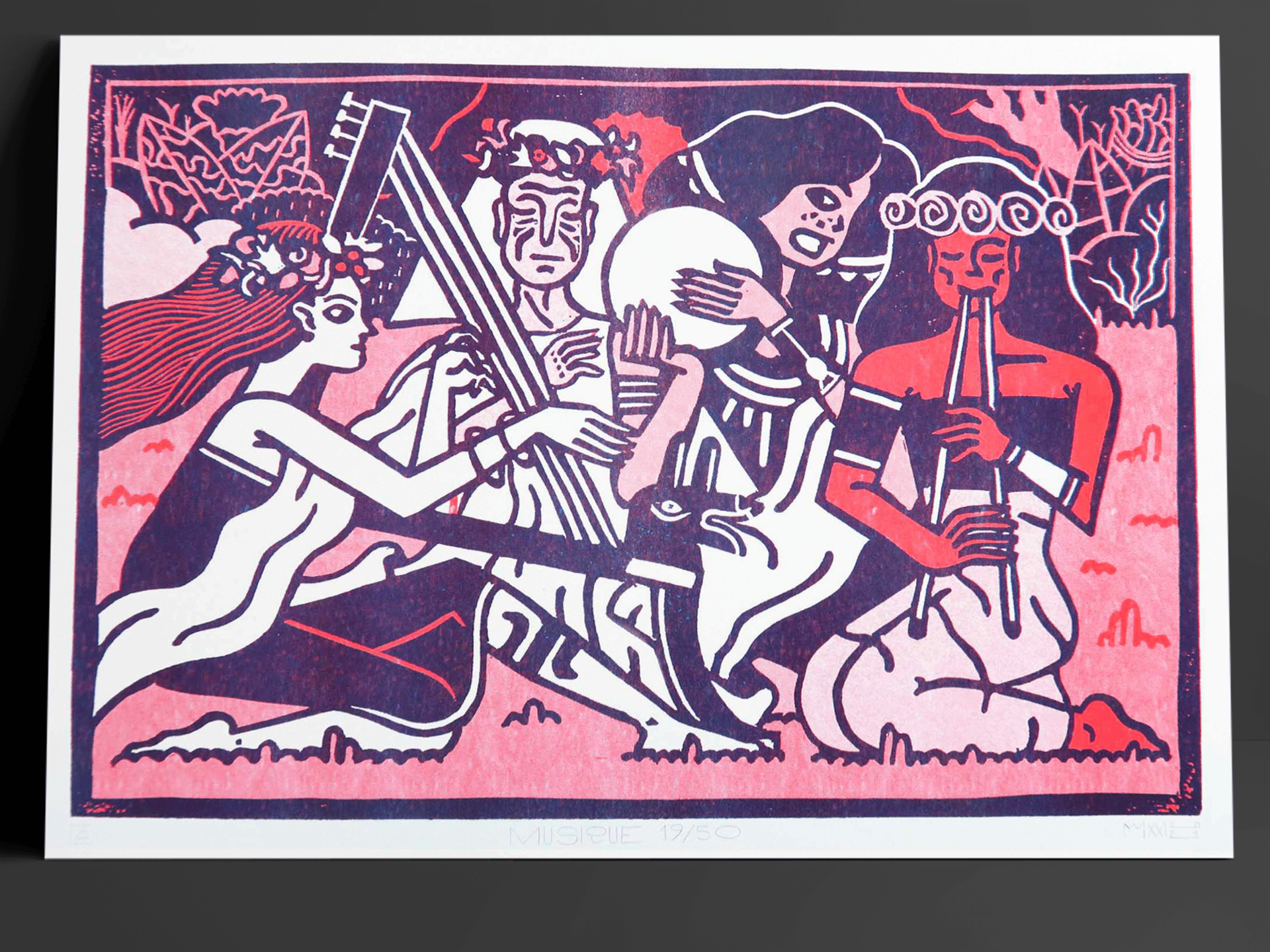 Image of musique, danse, festin