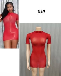Sexy Mesh Sheer Dress