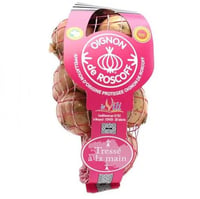 Image 3 of Genuine French P.D.O Roscoff Pink Onions on String 1kg A.O.P