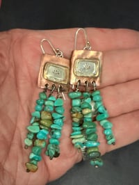 Image 4 of Turquoise Bead Earrings