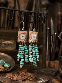 Image 2 of Turquoise Bead Earrings