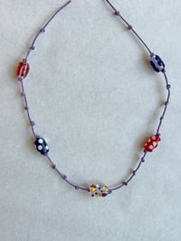 Image 1 of Multi Odd Beads Necklace — Candy