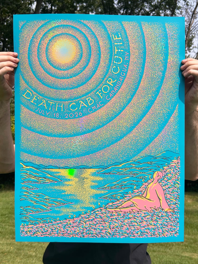 Image of "Death Cab for Cutie" CMAC Foil Poster Edition