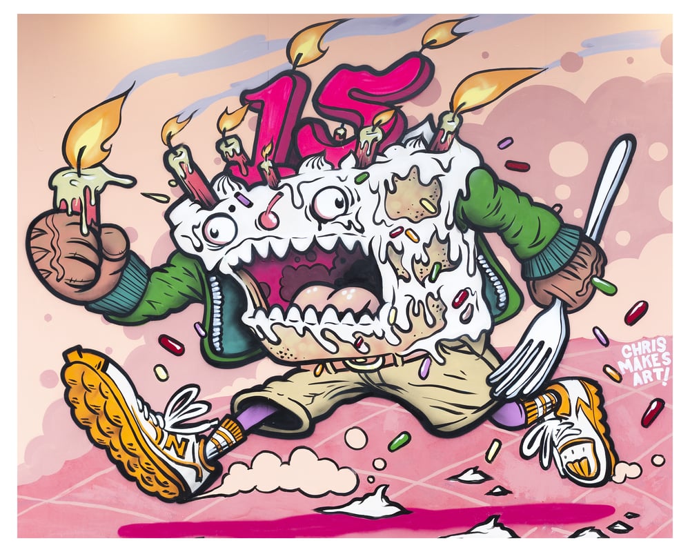 Image of Chris Makes Art - Art Yard Vol. 2 Print