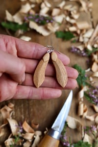 Image 10 of Maple/Sycamore Seed ~ Earrings 