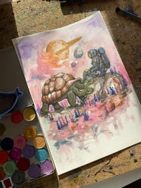 Image 1 of Astronaute et Tortue 