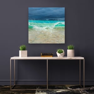 Image of Camusdarach emerald break giclee print