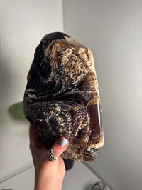 Image 5 of XL SELF STANDING SUMATRAN BLUE AMBER FREEFORM -INDONESIA- **UV REACTIVE** A