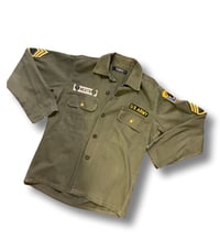Image 3 of VINTAGE ARMY SHIRT JACKET DEATH ROW RECORDS