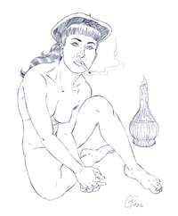 CHIANTI NUDENIK Original sketch