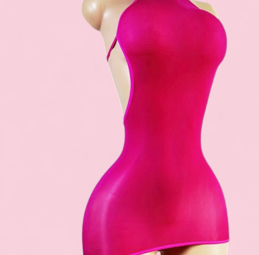 Image of Halter Neck Dress 