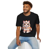 Image 7 of Cat Astronaut T-Shirt — Cute Space Kitten Graphic Tee