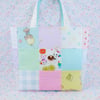 Large Quilted Tote Bag: 01