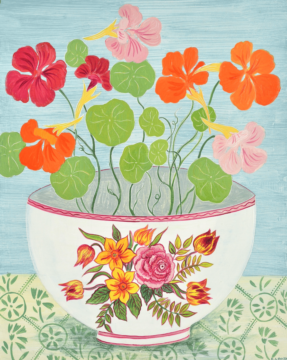 Image of Nasturtium Bowl Giclee print