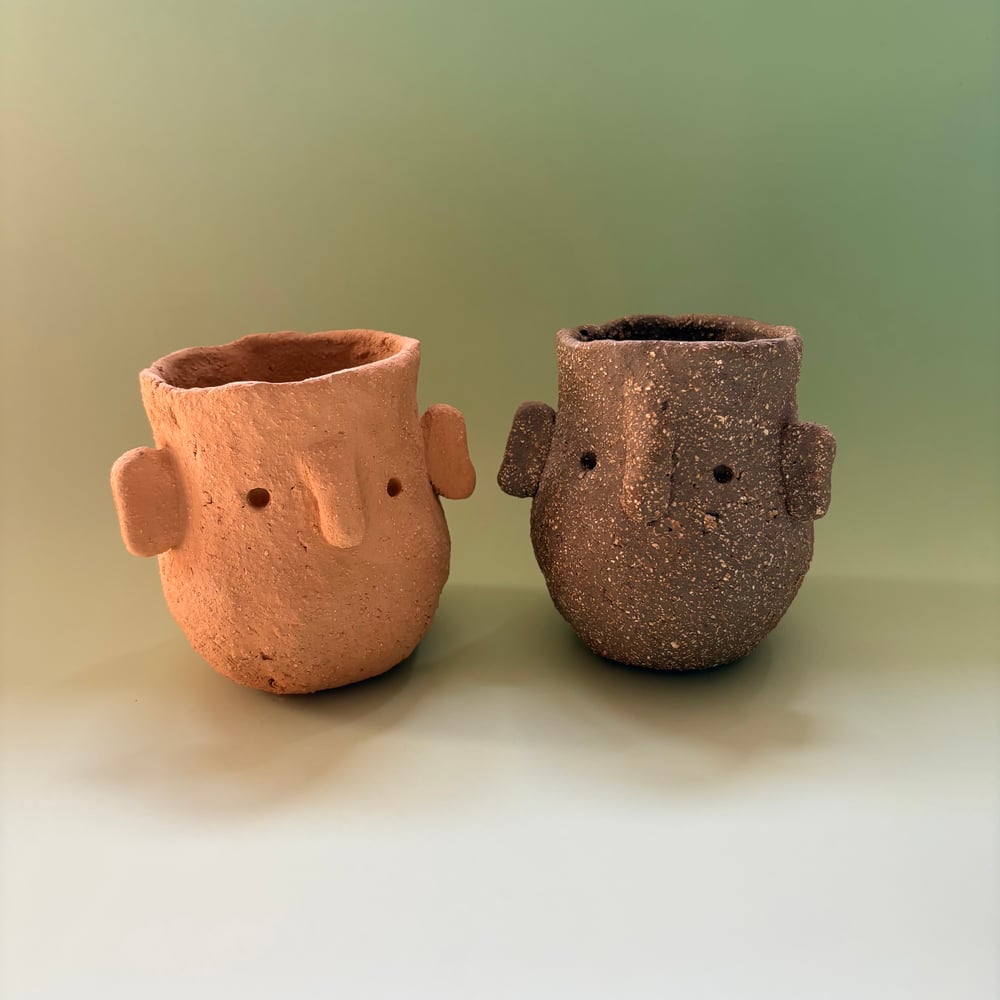 Image of Twin face pots