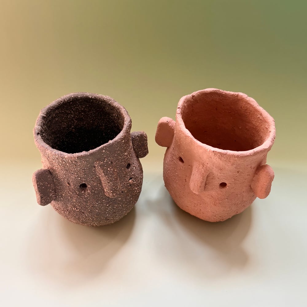 Image of Twin face pots