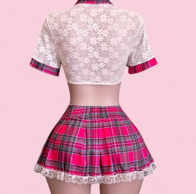 Image of Lace skirt set 