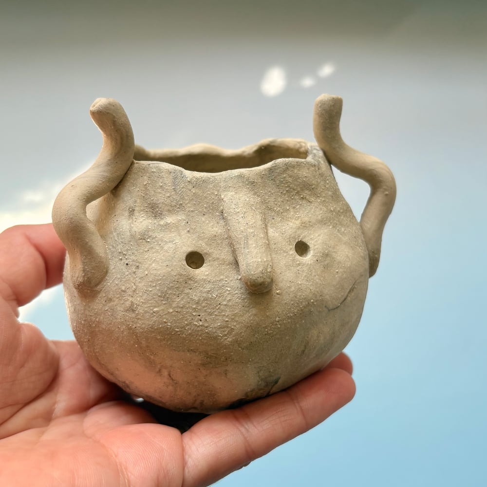 Image of Waving face pot