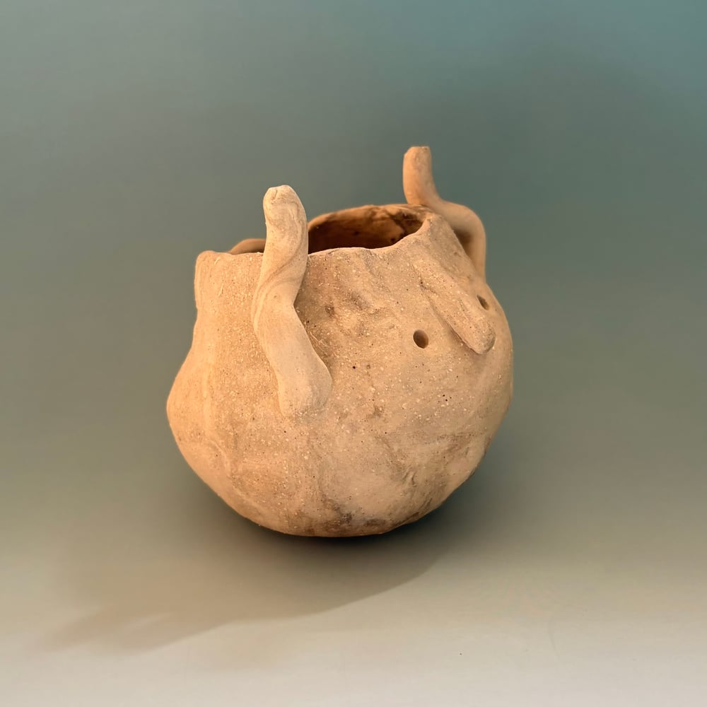Image of Waving face pot