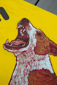 Image 4 of Haring's Dog - 36”x24” Acrylic Painting