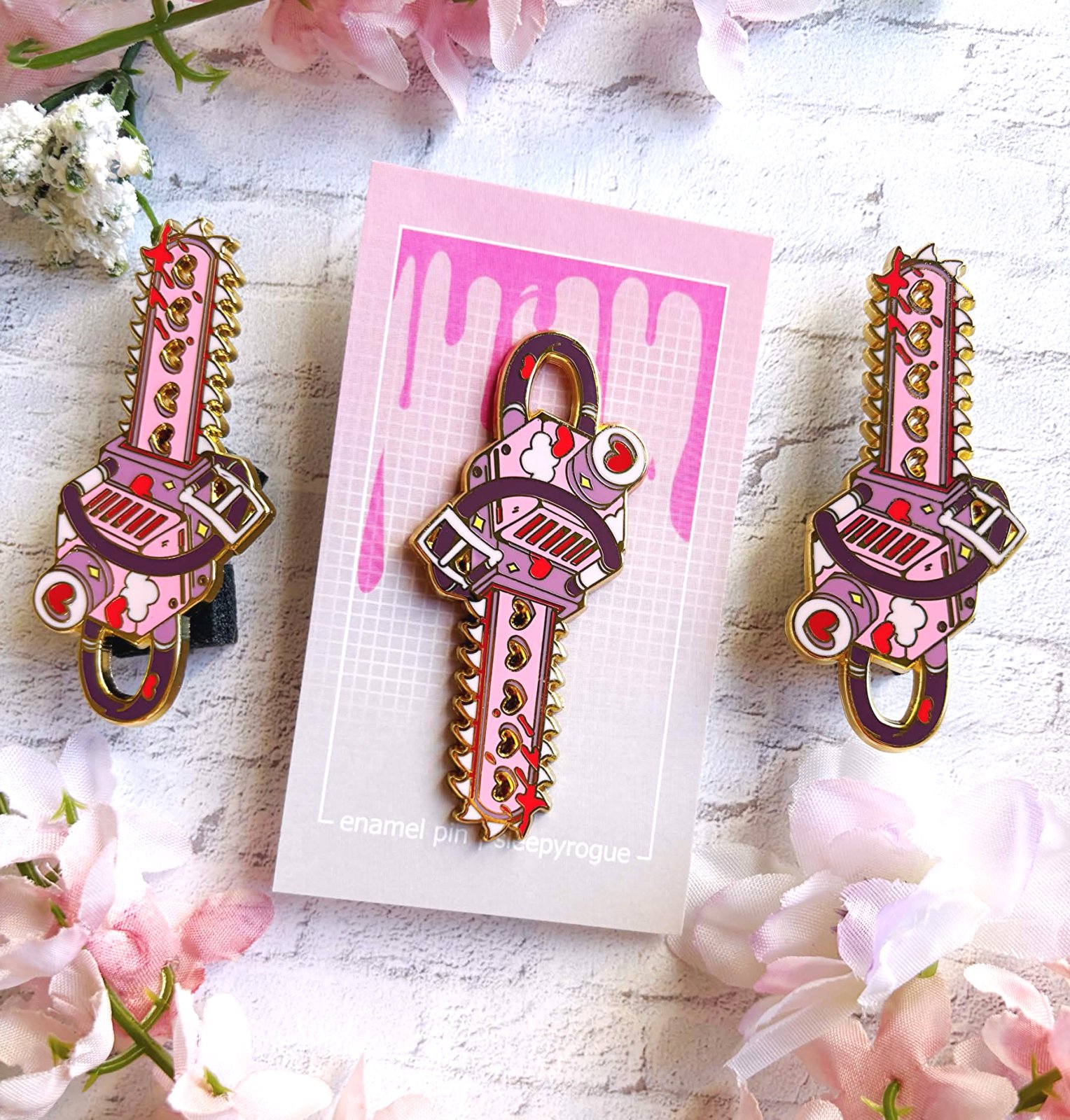 Chainsaw | Enamel Pin | Sleepyrogue