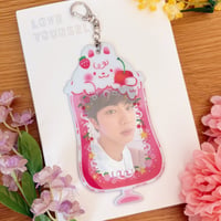 Image 1 of Pink Bunny Soda Photocard Holder