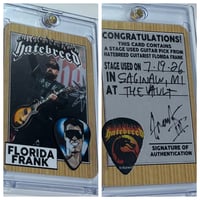 Image 1 of SAGINAW,  MI  STAGE PLAYED PICK/ CARD COMBO