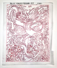 “Blue Dream Dragon No. 4” final drawing