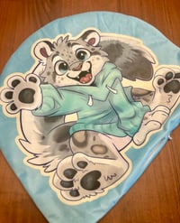 Image 1 of Snow Leopard Pillow [Unstuffed!]