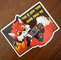 Email Fox Sticker