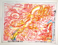 “Blue Dream Dragon No. 3” prelim drawing