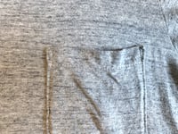 Image 5 of Aura Lee 2020ss gray cotton crewneck short sleeve tee, size 4 (fits M)