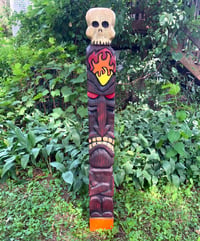 Image 1 of Ai-Laau, The Forest Eater 4 foot Tiki