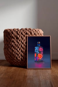 Image 1 of Bottled Neon Garden Poster (frame not included)